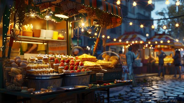 Stand mobile : profitez d'un moment pour déguster une crêpe ou une gaufre